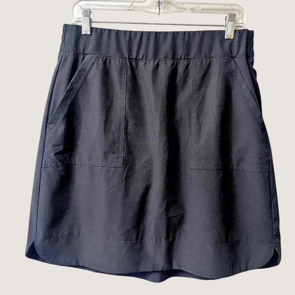 RBX Live Life Active Black Athletic Skort Built In Shorts Pockets Womens Large